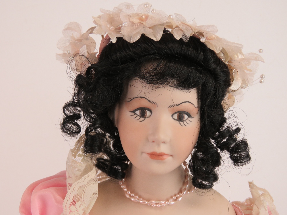 A handmade 20th century bisque headed doll made using an antique doll mould, - Image 2 of 6