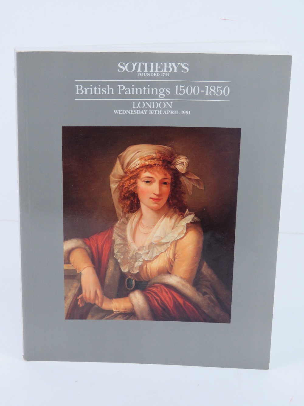 Catalogue; Sotherby's British Paintings 1500-1850 Sale London 10th April 1991.