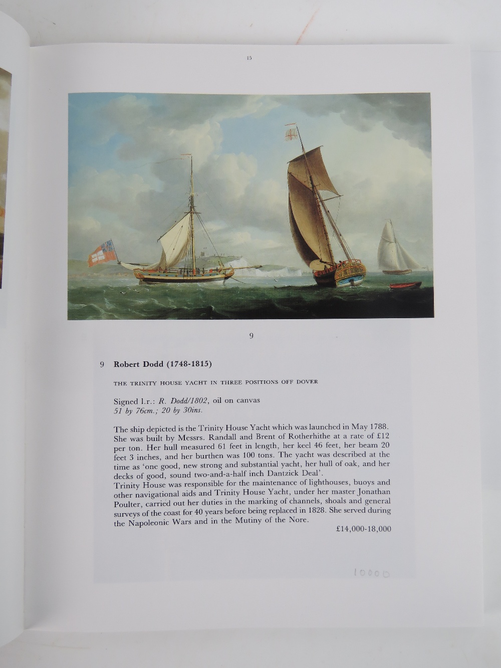 Catalogue; Sotherby's British Paintings 1500-1850 Sale London 10th April 1991. - Image 5 of 7