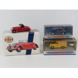 Three Dinky Matchbox vehicles in original boxes, MGB GT 1965,