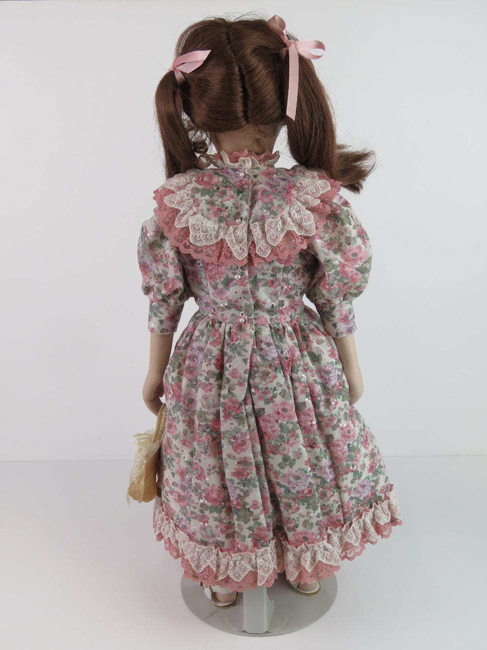 A handmade 20th century bisque headed doll made using an antique doll mould, - Image 6 of 7