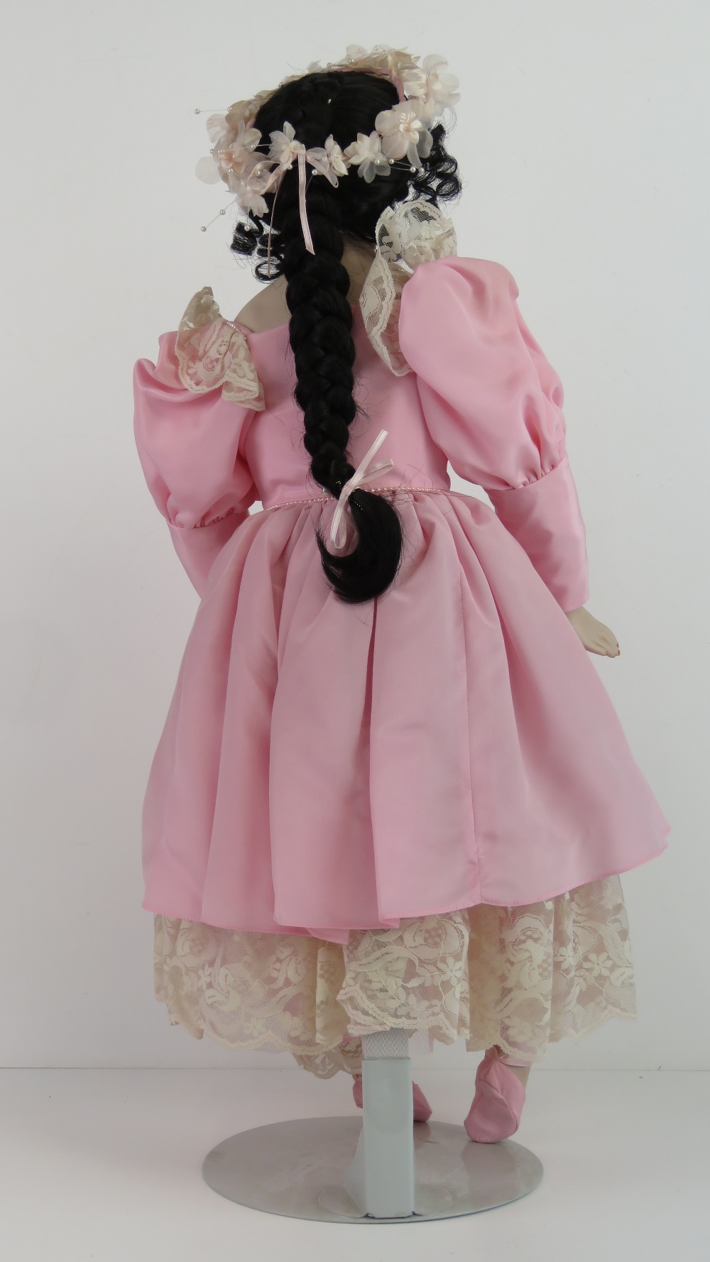 A handmade 20th century bisque headed doll made using an antique doll mould, - Image 6 of 6