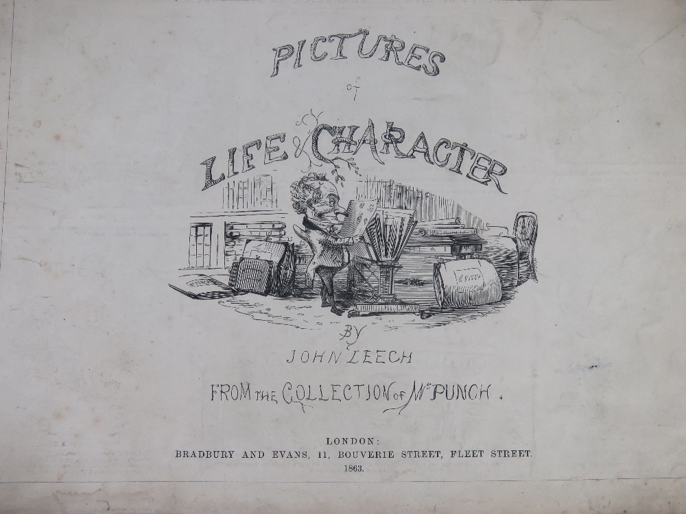 Pictures of life and character by John Leech from the collection of Mr Punch published 1863, - Image 3 of 5