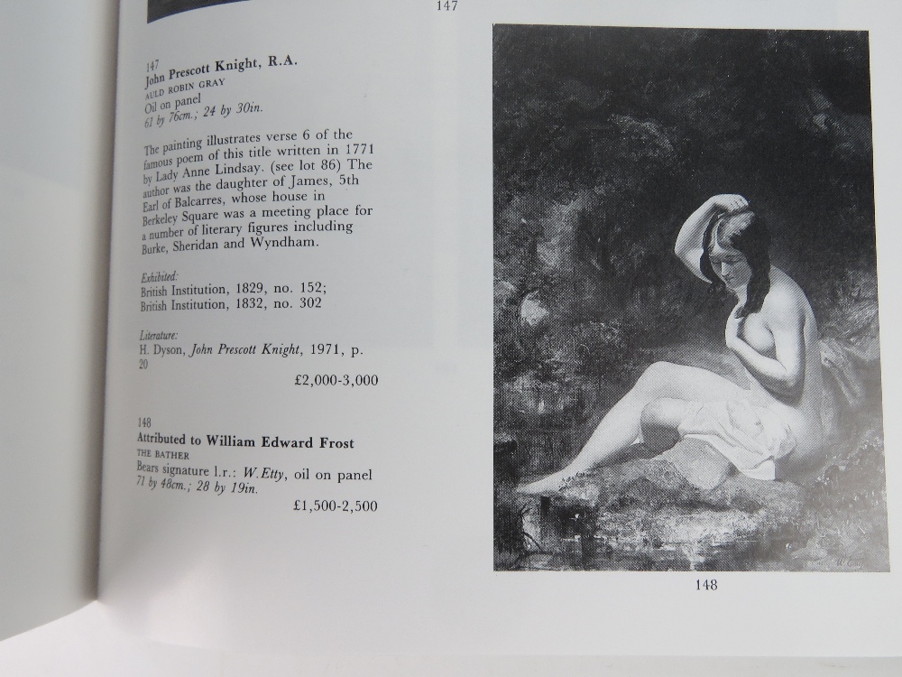 Catalogue; Sotherby's British Paintings 1500-1850 Sale London 10th April 1991. - Image 2 of 7