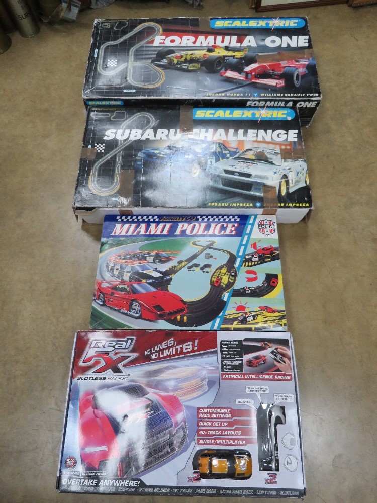 Two Scalextric sets, a/f,