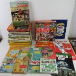 A quantity of c1960s and 70s football memorabilia inc Charles Buchanan's soccer gift books,