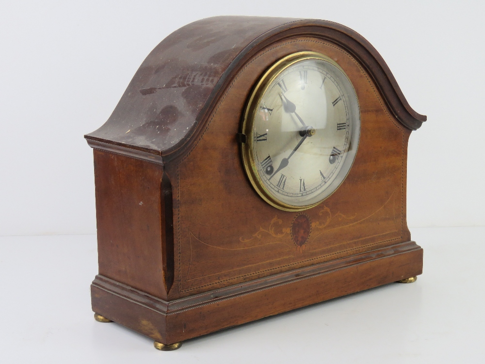 An Edwardian mantle clock, - Image 5 of 6