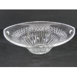 A large Waterford lead crystal glass fruit bowl, 30cm dia.
