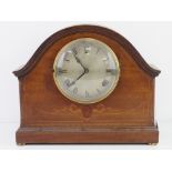 An Edwardian mantle clock,