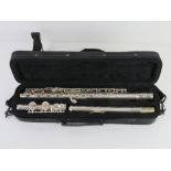 An Elkhart flute (by Vincent Bach International 100FLE) in original fitted case.
