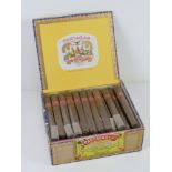 A large quantity (approx 46) of Monte Negro Brevas Especiales cigars individually wrapped.