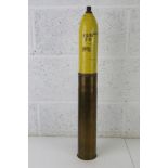 An inert WWI French 75mm HE shell, re-pa