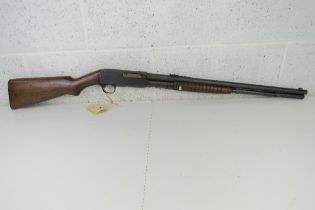 A deactivated Remington Model 14 .35 Rem
