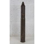 An inert WWII Russian 45mm HE Frag shell