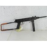 A deactivated Madsen M50 Sub Machine Gun