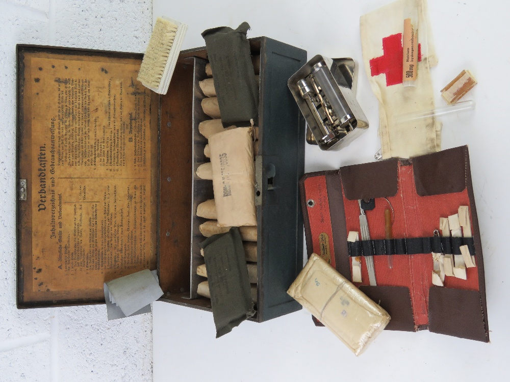 A WWII German Medical box with accessori - Image 2 of 7
