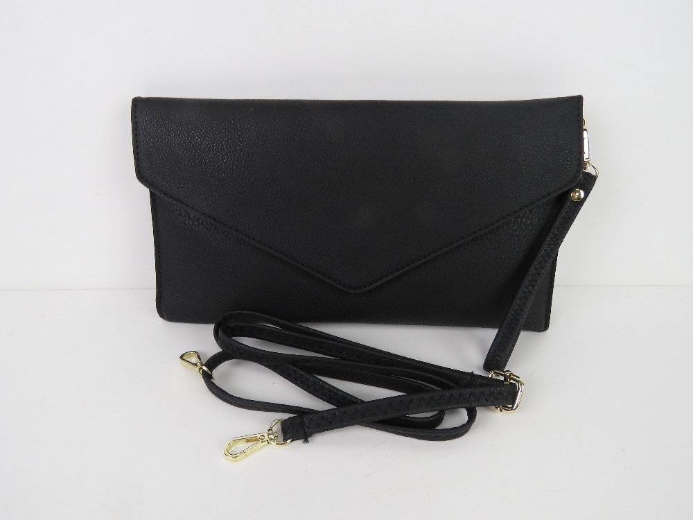 A black clutch purse 'as new', approx 31 x 17cm. - Image 2 of 2