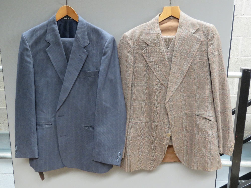 Men's vintage jacket and trouser suits inc 45%, 44" suit, - Image 6 of 10