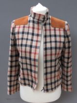 A 65% wool, 35% alpaca riding type jacket by Daks, size 14, approx measurements; 38" chest,
