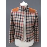 A 65% wool, 35% alpaca riding type jacket by Daks, size 14, approx measurements; 38" chest,