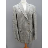 A men's pure new wool Wolfhound Twist jacket by Magee, size 44L,