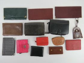 A leather Moneyfold wallet 'Litchfield Leather',