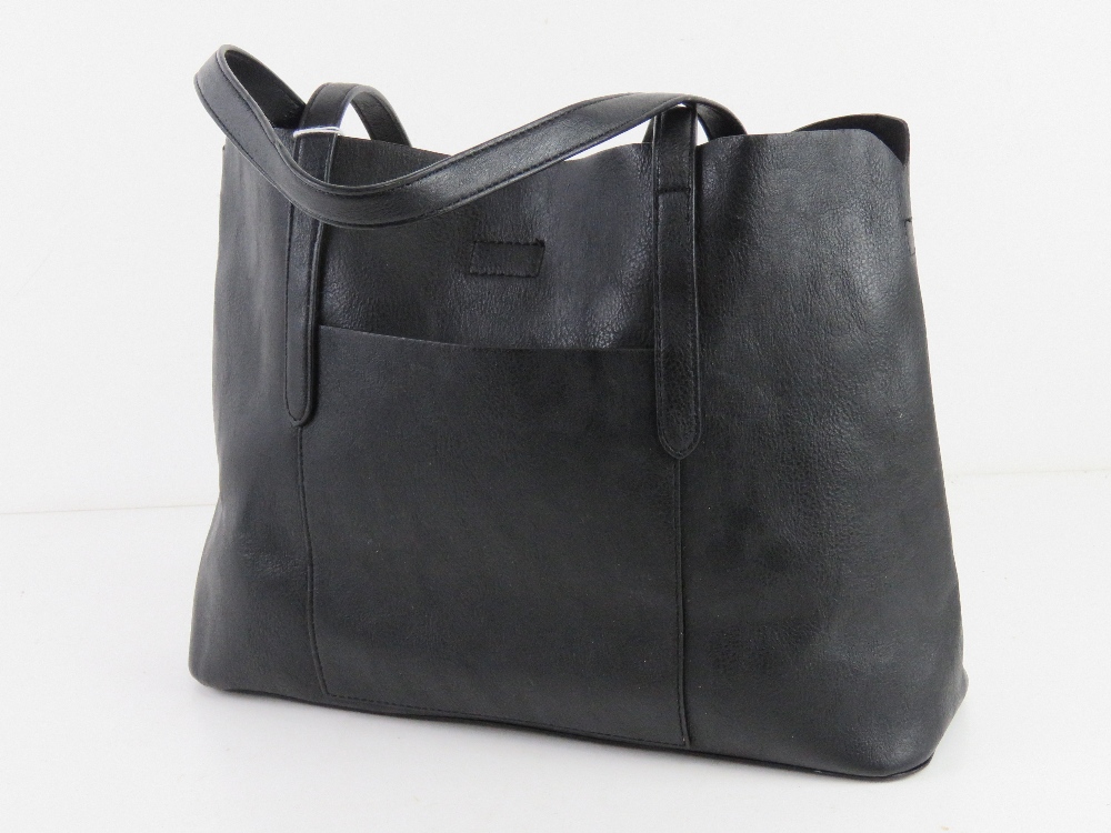 A black soft tote bag approx 34cm wide. - Image 2 of 4