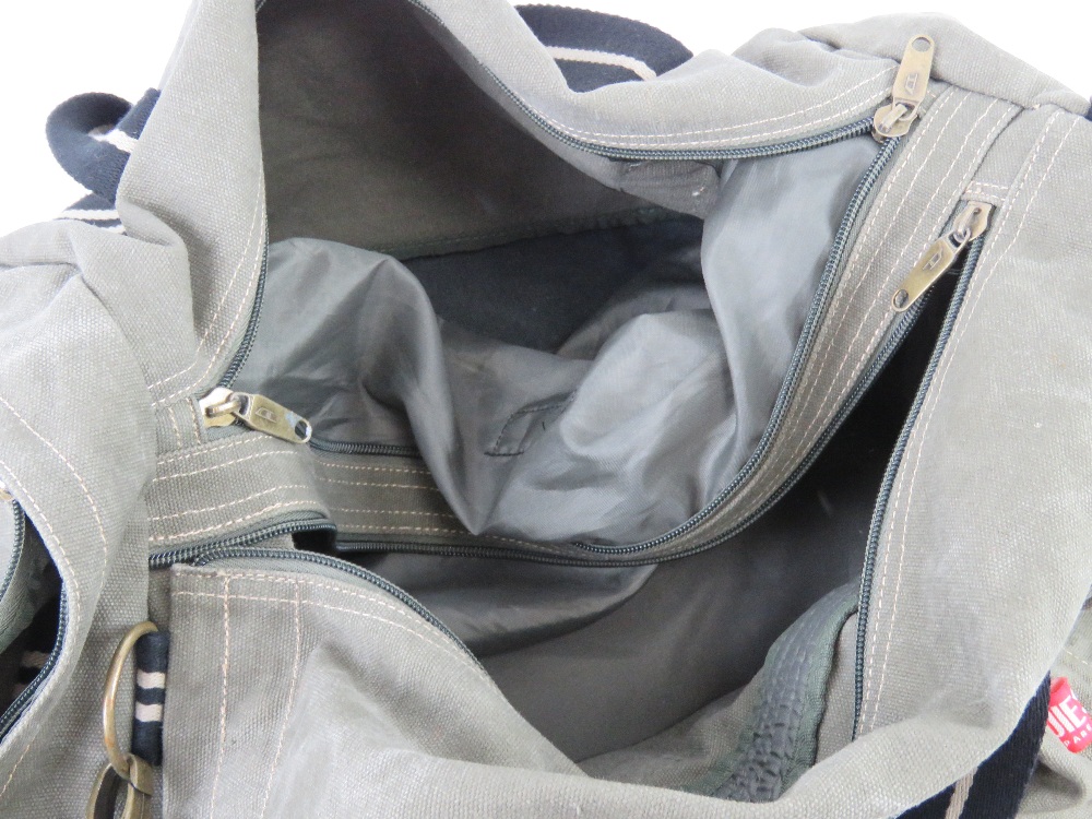 Diesel; a canvas holdall approx 66cm in length. - Image 3 of 4