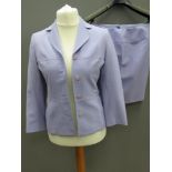 A 43% wool lilac ladies skirt suit by Next, skirt and jacket both size 8.