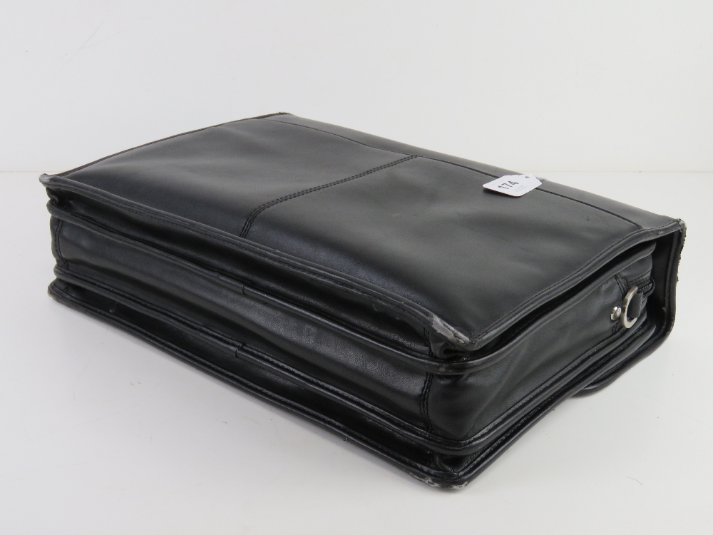 A Kenneth Cole brief case some wear noted to edges, approx 41cm wide. - Image 2 of 3