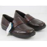 A pair of 'as new' leather shoes by Easy B, size 7 4E fitting.