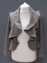 A 14% wool jacket by New Look, size 6, approx measurements 28" chest, 23.