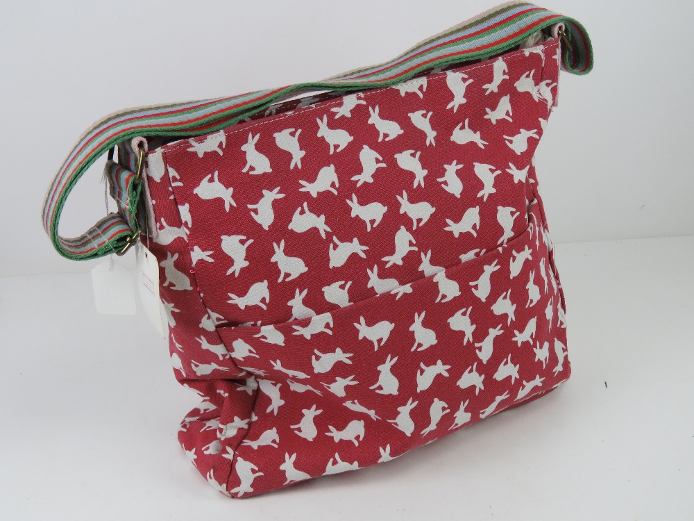 An 'as new' fabric tote bag having rabbit pattern upon 34 x 35cm. - Image 3 of 6