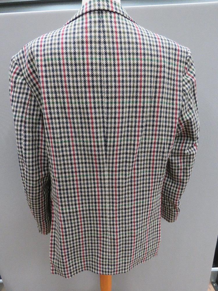 A men's jacket by Burton in black/red/green check, woollen fabric, approx measurements; 46" chest, - Image 2 of 3