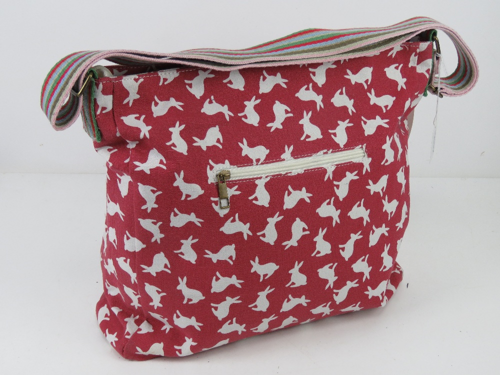 An 'as new' fabric tote bag having rabbit pattern upon 34 x 35cm. - Image 5 of 6