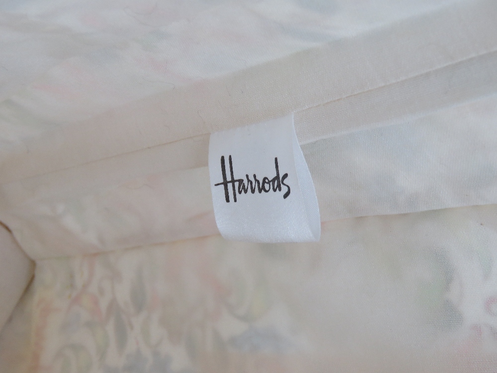 Harrods; a cotton coated with PVC shopping tote approx 28cm wide. - Image 4 of 4