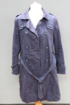 A 97% cotton coat by John Lewis, size 16, approx measurements; 40" chest, 39" length to back, 17.