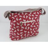 An 'as new' fabric tote bag having rabbit pattern upon 34 x 35cm.