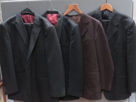 Vintage men's suits, various,
