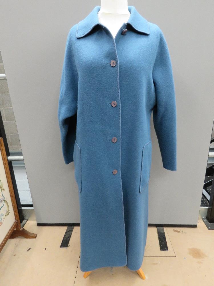 'Exclusively for Harrods by Wetherall' pure new wool ladies coat size 16,