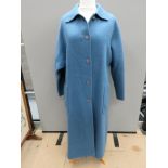 'Exclusively for Harrods by Wetherall' pure new wool ladies coat size 16,