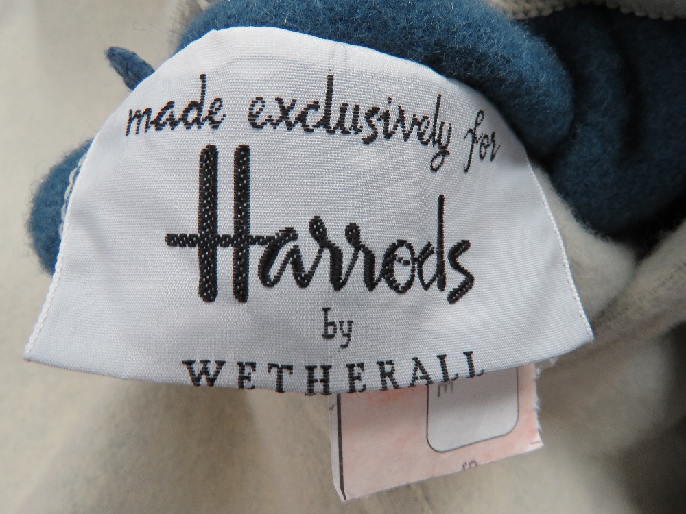 'Exclusively for Harrods by Wetherall' pure new wool ladies coat size 16, - Image 3 of 3