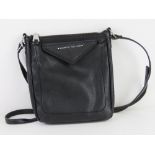 A black leather cross body handbag by Fiorelli, approx 19cm wide.