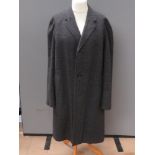 Austin Reed of Regent Street; a woolen men's coat, one button loose, approx measurements; 48" chest,