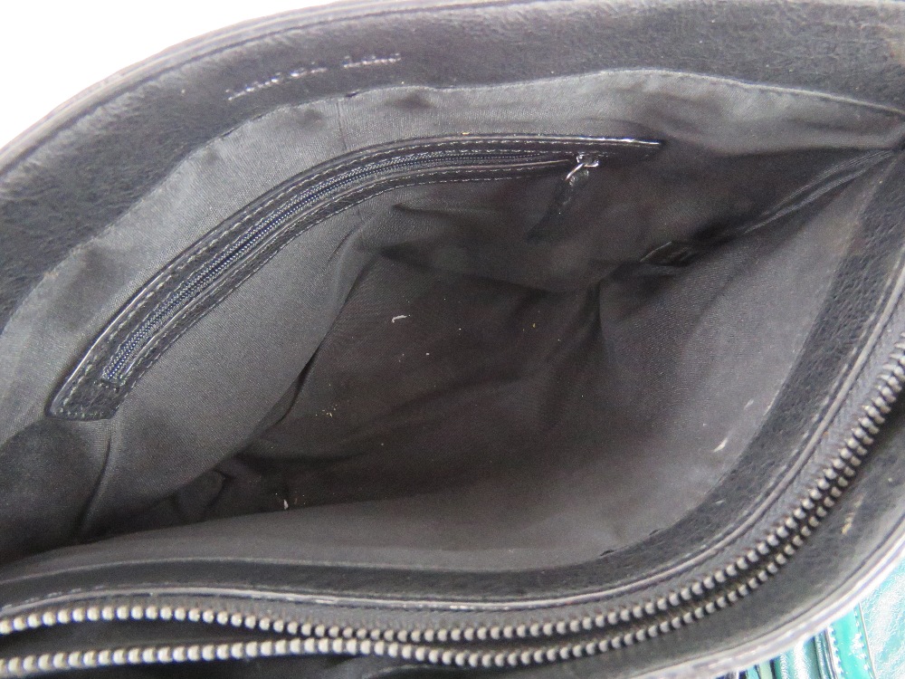A quantity of handbags inc Next, green clutch bag and cross body bag. Four items. - Image 3 of 8