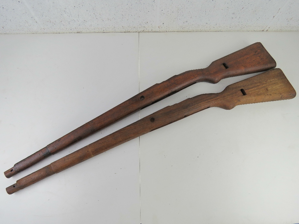 Two German K98 wooden stocks. - Image 5 of 5