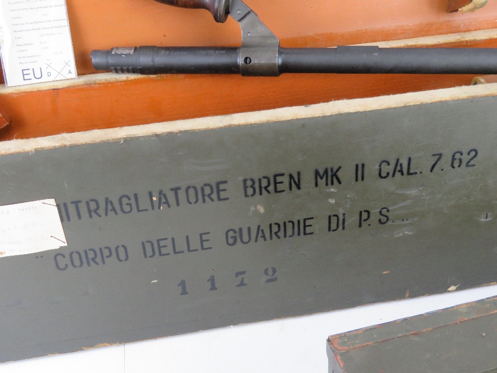 A deactivated Italian Breda Bren .30-06 - Image 3 of 12