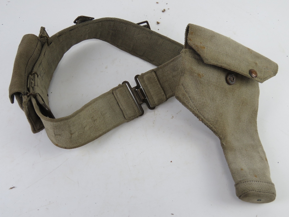 A WWII British Enfield revolver holster