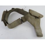 A WWII British Enfield revolver holster