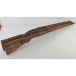 Two K98 wooden stocks, serial numbers 56
